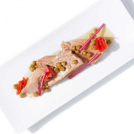 Bluefin Tuna Mormo with Peas and Peppers - Traditional... 2