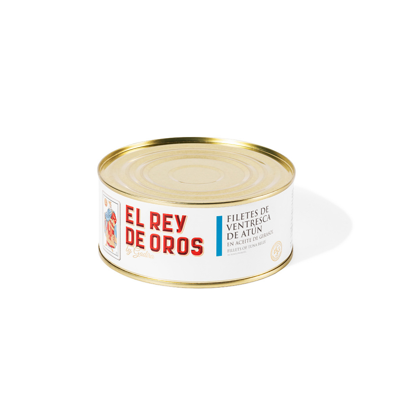 Filés de barriga de atum em óleo de girassol | The King of Gold