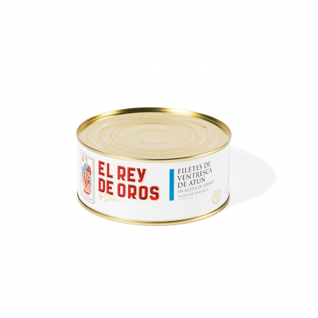 Filetes de ventresca de atún en aceite de girasol  | El Rey de Oros