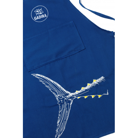 Delantal azul "Sentir lo Salvaje"