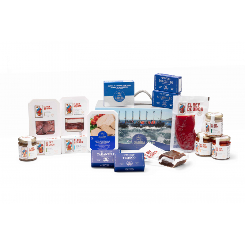 Caixa de Produtos Variados de Barbate | Seleção de produtos do mar de Cádiz