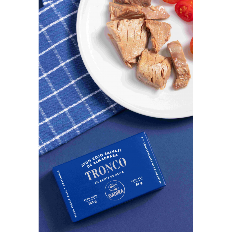 Bife de atum-rabilho selvagem de Almadraba em azeite de oliva