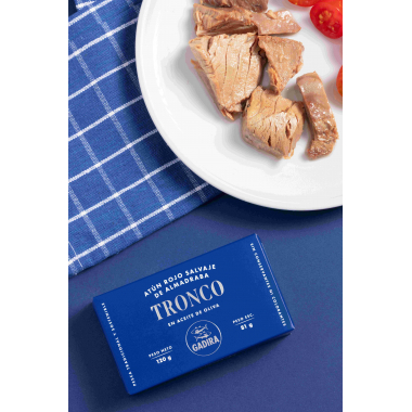 Tarantelo de atún de almadraba en aceite de oliva
