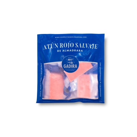Sashimi de ventresca de atún rojo salvaje de almadraba