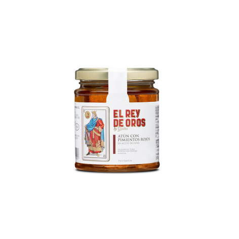 Tarro de atún con pimientos rojos El Rey de Oros